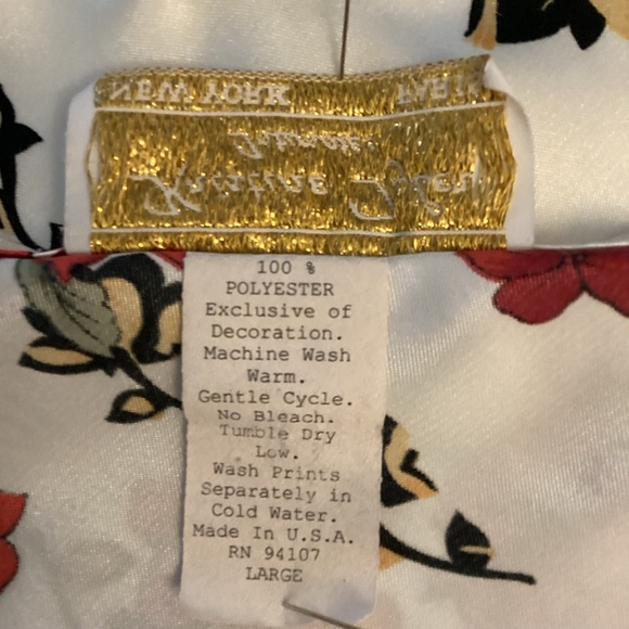 Kristine Tyler Intimates Silky Smooth Polyester Pajamas Size Large - Picture 7 of 14